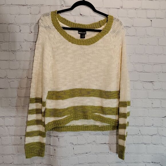 Wet Seal striped slub sweater size L NWT - Picture 1 of 7